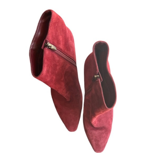 NWOT Vince Camuto Allost  Pointy Toe Bootie in Fired Brick - Size 7.5 - Picture 3 of 11